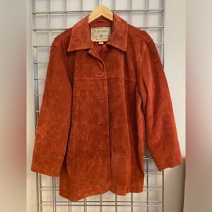 Vintage St John’s Bay washable suede jacket